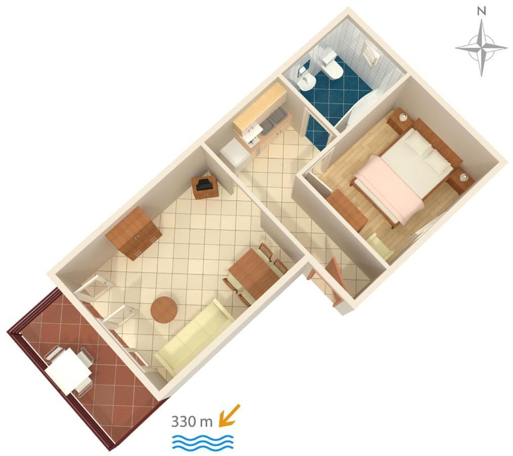 Apartment Jadranovo 5533A Exterior photo
